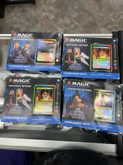 Magic: The Gathering - Doctor Who Commander Deck Blast From The Past Lot Of 4 195166228815 - Image 1