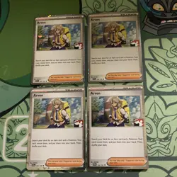 4x Arven 166/198 Prize Pack Series Cards Holo Playset - Image 1