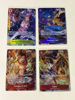 One Piece OP13 English Card Collection Lot Of 4 - Image 1