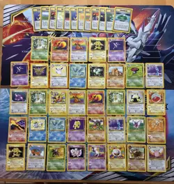 Vintage Pokemon Card Lot WOTC Dragonite Snorlax Flareon Jolteon Articuno - Image 1