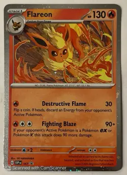 Flareon - 167 (Cosmos Holo) 167 Sv: Scarlet & Violet Promo Cards Holo - Image 1