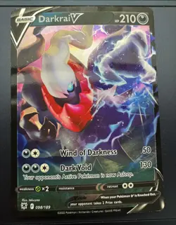 Pokemon TCG Darkrai v Astral Radiance Holo Rare Card 098/189 - Image 1