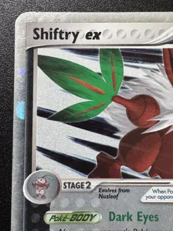 Shiftry ex 97/100 EX Crystal Guardians Pokemon Card Holo Foil Rare MP - Image 3
