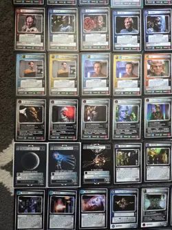 Star Trek CCG 1st Edition The Borg set of 94 unique cards including 12 rares - Image 5