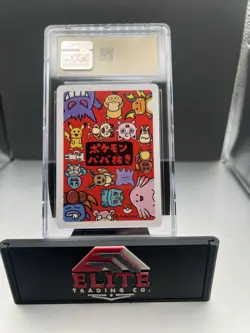 🔥🔥CGC PRISTINE 10 PIKACHU OLD MAID PLAYING CARDS 2019 JAPANESE POKEMON CARD🔥 - Image 5