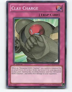 Clay Charge #LCGX-EN111 1st Edition Yugioh Card - Image 1
