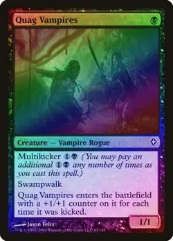 Quag Vampires FOIL Worldwake PLD Black Common MAGIC GATHERING CARD ABUGames - Image 1