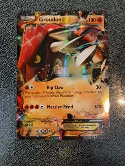 Pokemon TCG XY Promos Groudon EX Holo Card XY42 - Image 2