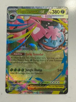 Pokemon Card Mega Evolution Promo Mega Venusaur ex 013 - Image 1