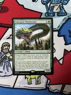 Emergent Woodwurm x1 Mtg March of the Machine Commander - Image 1