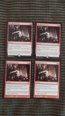 Magic: the Gathering / MtG Blasphemous Act x4 Mixed Sets - Image 1