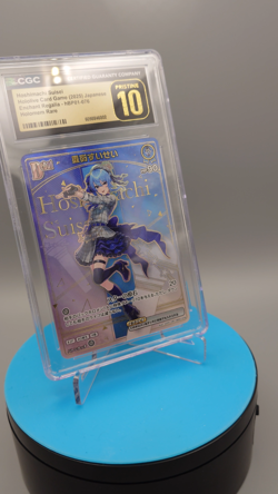 CGC Pristine 10 Hololive OCG Enchant Regalia Hoshimachi Suisei HR hBP01-076 - Image 2
