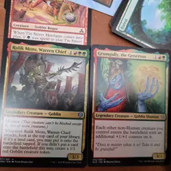 Whole COMMANDER Magic Deck - Heaven to Earth Games = RED & GREEN GOBLIN's Tribal - Image 1