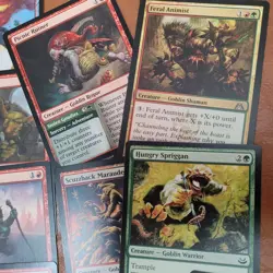 Whole COMMANDER Magic Deck - Heaven to Earth Games = RED & GREEN GOBLIN's Tribal - Image 4