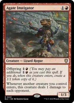 [1x] Agate Instigator Near Mint, English Bloomburrow Commander MTG Magic - Image 1