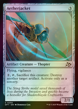 MTG Aetherjacket Foil ** Aetherdrift ** English (NM) - Image 1