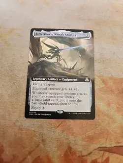 Bitterthorn, Nissa's Animus Extended Art Commander March Of The Machines MTG NM - Image 1