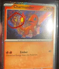 Charmander 047 W/ TAIL Swirl - 151 Poster Collection Promo - Pokemon TCG - NM - Image 1