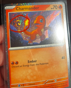 Charmander 047 W/ TAIL Swirl - 151 Poster Collection Promo - Pokemon TCG - NM - Image 2