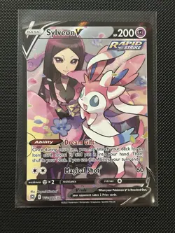 Pokemon TCG Brilliant Stars - Sylveon V Trainer Gallery Full Art Card TG14/TG30 - Image 1