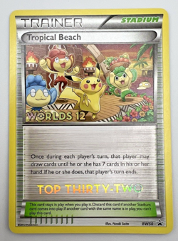 Pokemon TCG Tropical Beach (BW50 Top Thirty-Two World Championship Promo) 2012 - Image 1