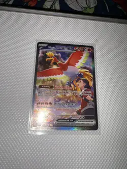 ETHAN'S HO-OH EX 230/182 POKEMON DESTINED RIVALS HOLO RARE - Image 2