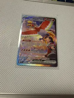 ETHAN'S HO-OH EX 230/182 POKEMON DESTINED RIVALS HOLO RARE - Image 5