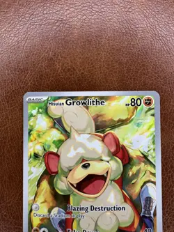 Hisuian Growlithe Illustration Rare 181/167 NM/M Pokemon Twilight Masquerade - Image 2