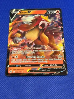 Pokemon Tcg Entei V 022/172 Swsh09: Brilliant Stars Holo - Image 2