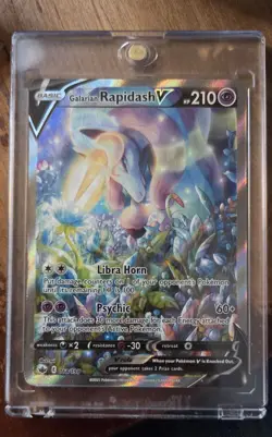 Galarian Rapidash V - 168/198 - Pokemon Chilling Reign Alternate Art Rare NM - Image 3