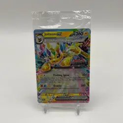 Jolteon ex Pokemon Prismatic Evolutions Stamped Promo Sealed - Image 1