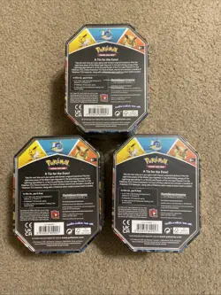 Pokemon Eevee Evolution tins Flareon Jolteon Vaporeon V Evolving Skies set lot - Image 3