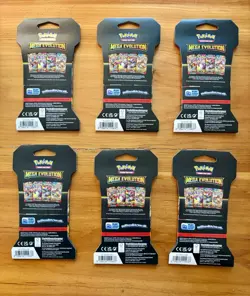 Pokemon TCG: Mega Evolution Sleeved Booster Packs - Lot Of 6 (Sealed) - Image 2