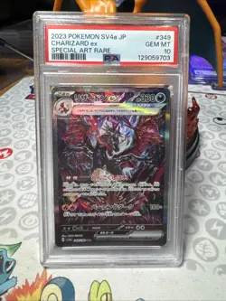 Charizard ex 349/190 SAR - PSA 10 - Japanese Shiny Treasure ex - Pokemon TCG - Image 1