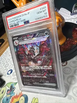 Charizard ex 349/190 SAR - PSA 10 - Japanese Shiny Treasure ex - Pokemon TCG - Image 3