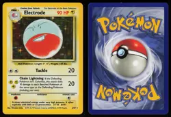 Electrode 2/64 NO Symbol Rare Jungle Holo Pokemon - Image 3