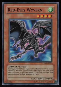 Red-Eyes Wyvern GX06-EN002 Super Rare Promo Yu-Gi-Oh - Image 1