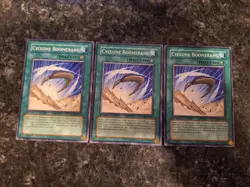 3X Cyclone Boomerang DP03-EN015 - Yugioh Yu Gi Oh! Playset 1st Edition - Image 1