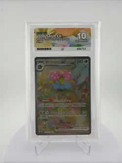 Pokemon TCG: Venusaur ex 198/165 S&V 151 SIR ACE 10 Gem Mint - Image 1