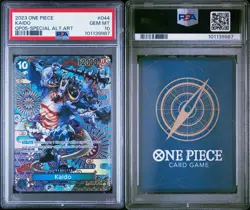 2023 Kaido One Piece SP OP04-044 SR Alt Art OP05 PSA 10 Awakening New Era - Image 2