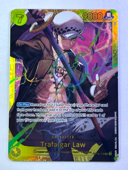 One Piece Royal Blood Trafalgar Law SEC Full Art OP10-119 Foil English NM - Image 3