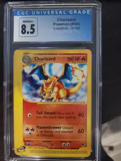 Charizard Non Holo 39/165 2002 Expedition Set CGC 8.5 Pokemon TCG - Image 1