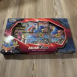 Pokemon TCG: Zacian V-Union Special Collection Factory Sealed Box Evolving Skies 820650809071 - Image 1