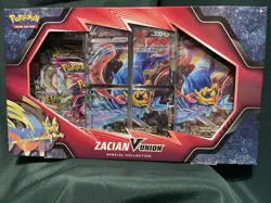 Pokemon TCG: Zacian V-Union Special Collection Factory Sealed Box Evolving Skies 820650809071 - Image 1
