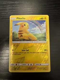 Pikachu 28/73 Shining Legends Reverse Holo Common Pokemon Card - NM/M - Image 1