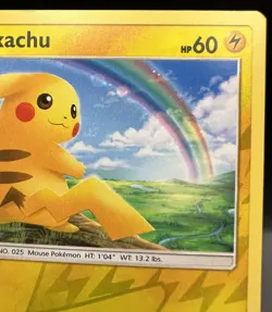 Pikachu 28/73 Reverse Holo Shining Legends Pokemon Card 2017 - Image 4