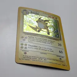 1999 Pokemon Base Set Raichu 14/102 Holo Rare NM VLP Wizards WOTC #14 - Image 4