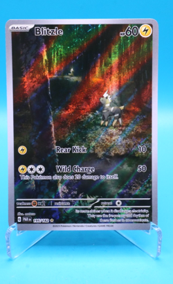 Pokemon TCG Blitzle 195/182 Scarlet Violet Paradox Rift Illustration Rare Card - Image 1