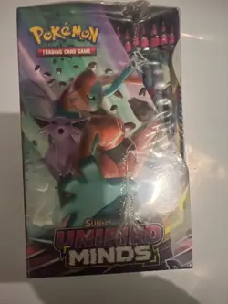 Pokemon TCG Sun & Moon Unified Minds rare Booster Box Factory Sealed 36 Packs - Image 3