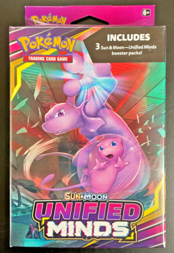 POKEMON TCG SUN & MOON UNIFIED MINDS SEALED HANGER BOX - 3 BOOSTER PACKS - Image 1